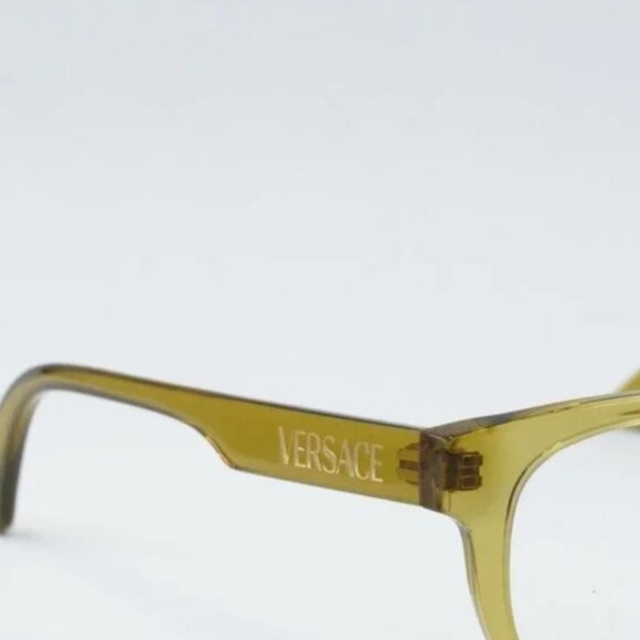 NEW VERSACE HONEY COLOR 49MM EYEGLASSES - Picture 4 of 6